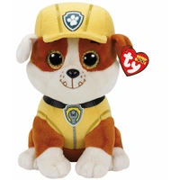 TY Beanies RUBBLE - Bulldog Floppy Beanie Baby Paw Patrol Plush Toy
