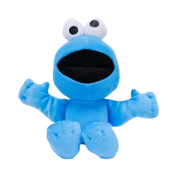 COOKIE MONSTER Seasame Street Floppy Reg Beanie Baby