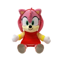 TY Beanies Amy Floppy Reg Sonic The Hedgehog Plush Toy