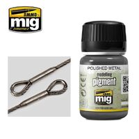 Ammo by MIG Pigments Polished Metal 35ml