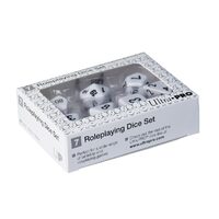 Ultra PRO Roleplaying Dice Set (White & Black)