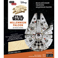 Incredibuilds Star Wars Millennium Falcon 3D Wood Model