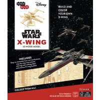 Incredibuilds Star Wars X Wing 3D Wood Model