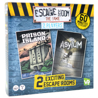 Escape Room The Game 2 Players - Prison Island and Asylum