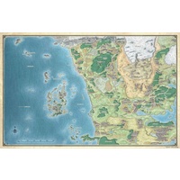 D&D Sword Coast Adventures Guide Faerun Map