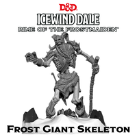 Dungeons & Dragons Icewind Dale Rime of the Frostmaiden Frost Giant Skeleton