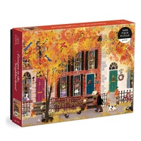 Galison Autumn in the Neighbourhood 1000pc Jigsaw Puzzle