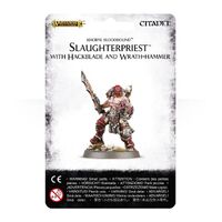 Warhammer Age of Sigmar: Blades of Khorne Slaughterpriest with Hackblade and Wrath-hammer (Direct)