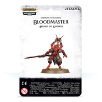 Warhammer Age of Sigmar: Daemons Of Khorne Bloodmaster Herald Of Khorne