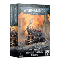 Warhammer 40K: Space Marines Primaris Chaplain On Bike