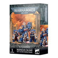 Warhammer 40K: Space Marines Marneus Calgar Ultramarines Chapter Master With Honor Guard