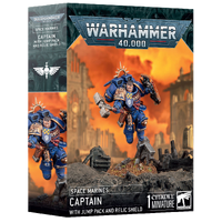 Warhammer 40k: Space Marines Captain with Jump Pack & Relic Shield