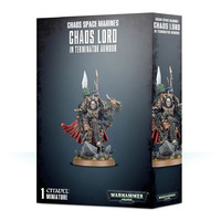 Warhammer 40k Chaos Space Marines Chaos/Sorcerer Lord in Terminator Armour