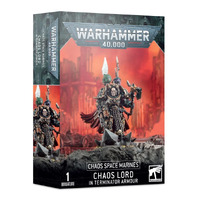 Warhammer 40K: Chaos Space Marines Chaos Sorcerer/Lord In Terminator Armour