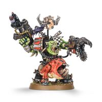 Warhammer 40k: Orks Ork Warboss with Attack Squig (Direct)