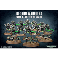 Warhammer 40k Necron Warriors with Canoptek Scarabs