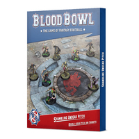 Blood Bowl: Shambling Undead Pitch Double-sided Pitch and Dugouts