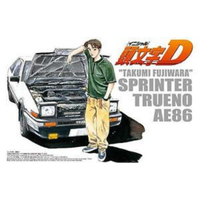 Aoshima 1/24 Initial D Toyota AE86 Sprinter True 000813 Plastic Model Kit