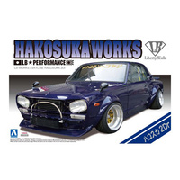 Aoshima 1/24 LB Works Hakosuka 2DR 001149 Plastic Model Kit