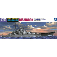Aoshima 1/700 German Battleship Bismarck Plastic Model Kit