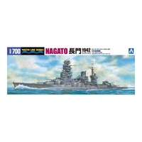 Aoshima 1/700 I.J.N. Battleship Nagato 1942 Updated Edition Plastic Model Kit