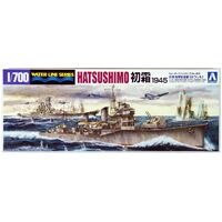 Aoshima 1/700 I.J.N. Destroyer Hatsushimo 1945 Plastic Model Kit