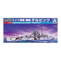 Aoshima 1/700 German Battleship Tirpitz Plastic Model Kit