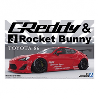Aoshima 1/24 ZN6 Toyota 86 Rocket Bunny Enkei Ve 005093 Plastic Model Kit