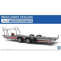 Aoshima 1/24 Brian James Trailers A4 Transporter Plastic Model Kit