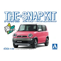 Aoshima 1/32 Snap Kit Suzuki Hustler (Candy Pink Metallic) Plastic Model Kit