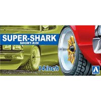 Aoshima 1/24 Super-Shark Short-Rim 14 Inch Plastic Model Kit