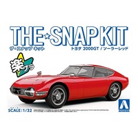 Aoshima 1/32 Toyota 2000GT (Solar Red)