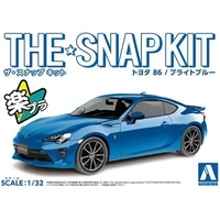Aoshima 1/32 Toyota 86 Bright Blue Plastic Model Kit