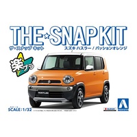 Aoshima 1/32 Suzuki Hustler (Passion Orange) Plastic Model Kit