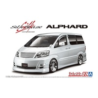 Aoshima 1/24 Silk Blaze MNH/ANH10/15W Alphard '05 (Toyota) Plastic Model Kit