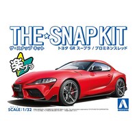 Aoshima 1/32 Toyota GR Supra (Prominence Red) Plastic Model Kit 005885