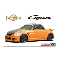 Aoshima 1/24 Pandora Type887 EVO II L880K Copen '02(Daihatsu) Plastic Model Kit