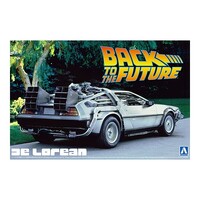 Aoshima 1/24 Back to the Future Delorean from Part I Plastic Model Kit