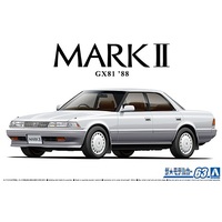 Aoshima 1/24 Toyota GX81 Mark2 2.0Grande Twincam24 '88 Plastic Model Kit