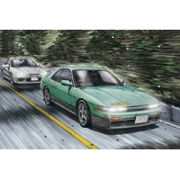 Aoshima 1/24 Initial D Nissan S13 Silvia Iketani Kouichiro Ver. Plastic Model Kit