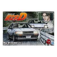 Aoshima 1/24 Initial D: Akiyama Wataru AE86 Levin(Toyota) Plastic Model Kit
