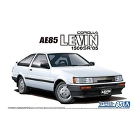 Aoshima 1/24 Toyota AE85 Corolla Levin 1500SR '85 Plastic Model Kit