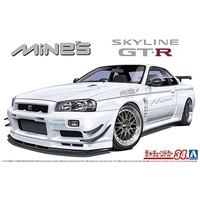 Aoshima 1/24 Mine's BNR34 Skyline GT- R '02 (Nissan) Plastic Model Kit