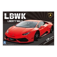 Aoshima 1/24 Lamborghini Huracan Liberty Walk LB-Works Ver. 1 Plastic Model Kit