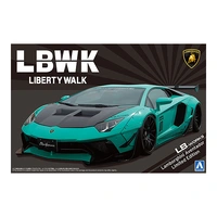 Aoshima 1/24 LB-Works Lamborghini Aventador Limited Edition Ver.2 Plastic Model Kit