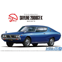 Aoshima 1/24 Nissan KGC110 Skyline HT2000GT-X '74 Plastic Model Kit