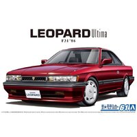 Aoshima 1/24 Nissan UF31 Leopard 3.0 Ultima '86 Plastic Model Kit