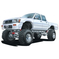Aoshima 1/24 LN107 Hilux Pickup Double Cab Lift UP '94 (Toyota) Plastic Model Kit