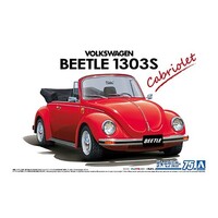 Aoshima 1/24 Volkswagen 15ADK Beetle 1303S Cabriolet '75 Plastic Model Kit