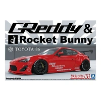 Aoshima 1/24 ZN6 Toyota 86 '12 Greddy & Rocket Bunny Enkei Ver. (Toyota) Plastic Model Kit